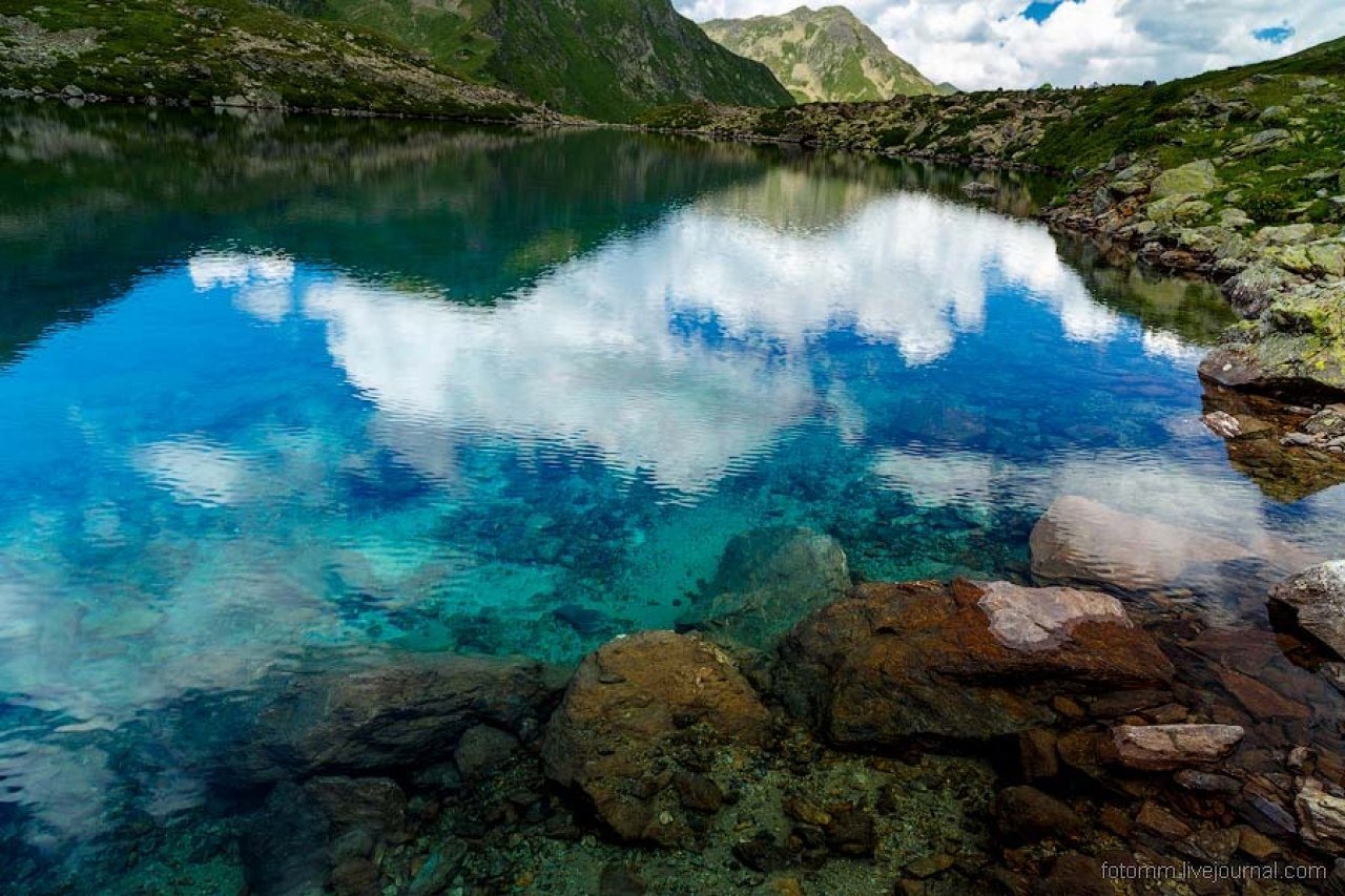 Семицветное озеро архыз фото