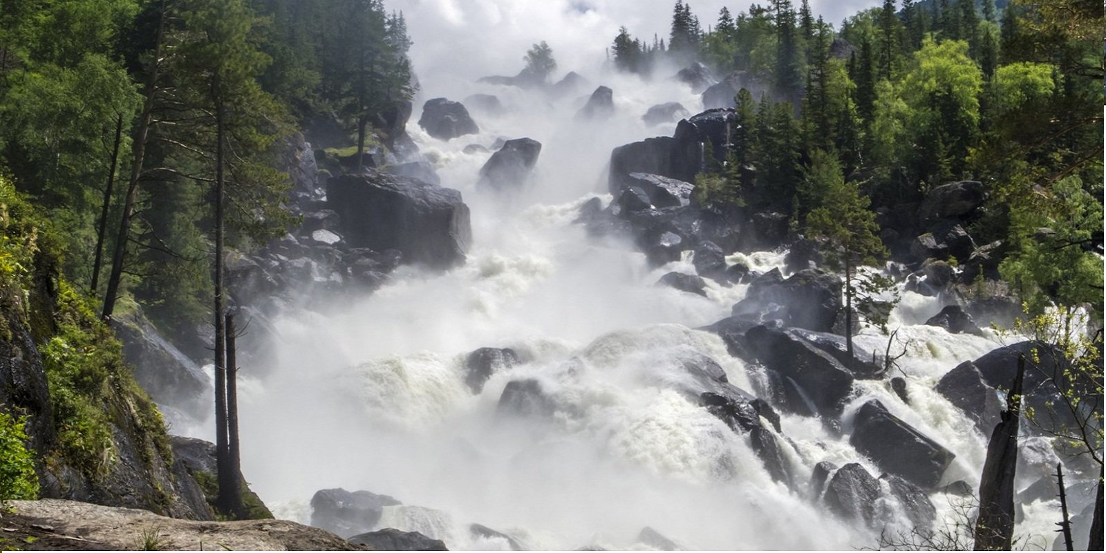 Улаганский район водопад Учар