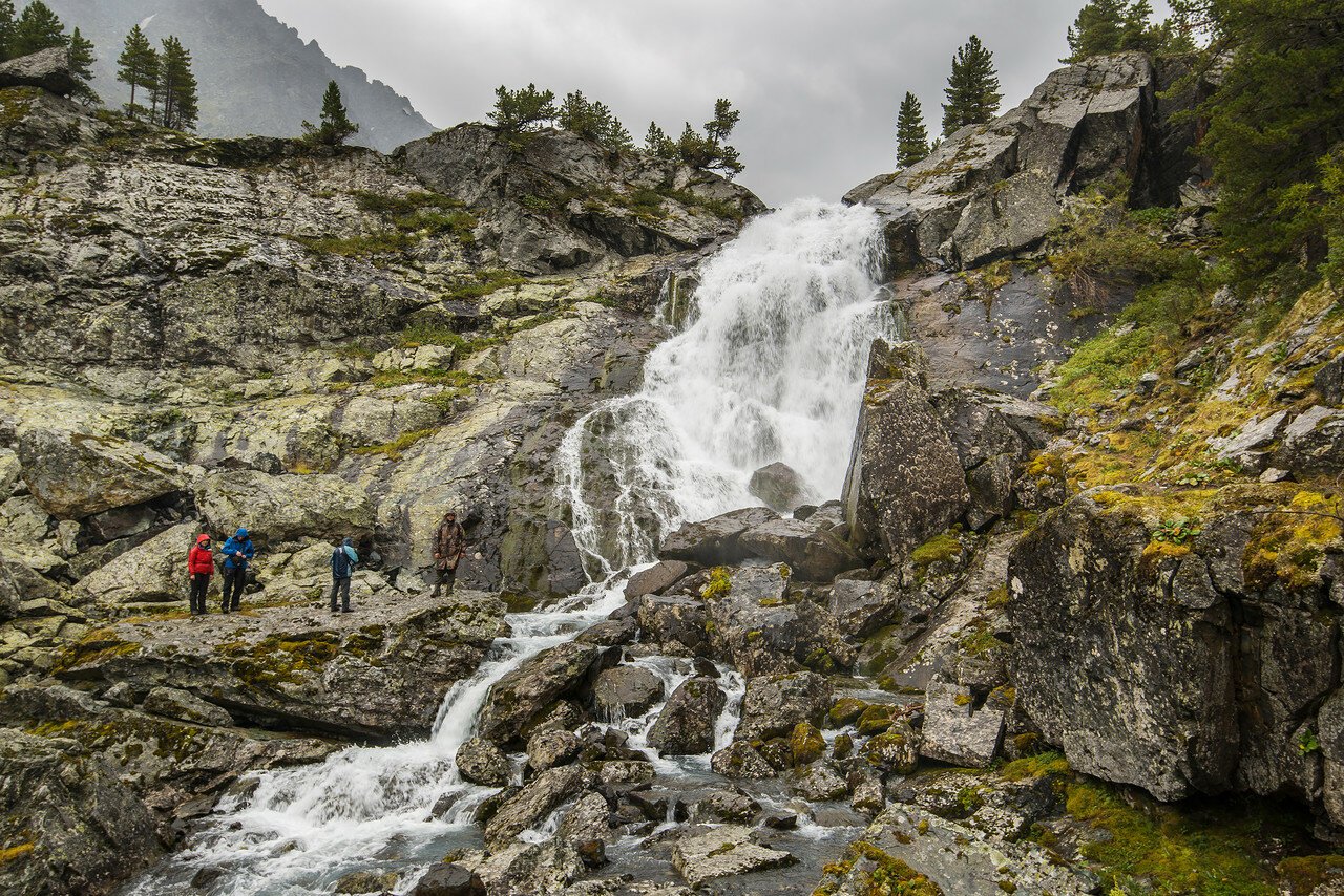 Водопад в Горном Алтае Куйгук