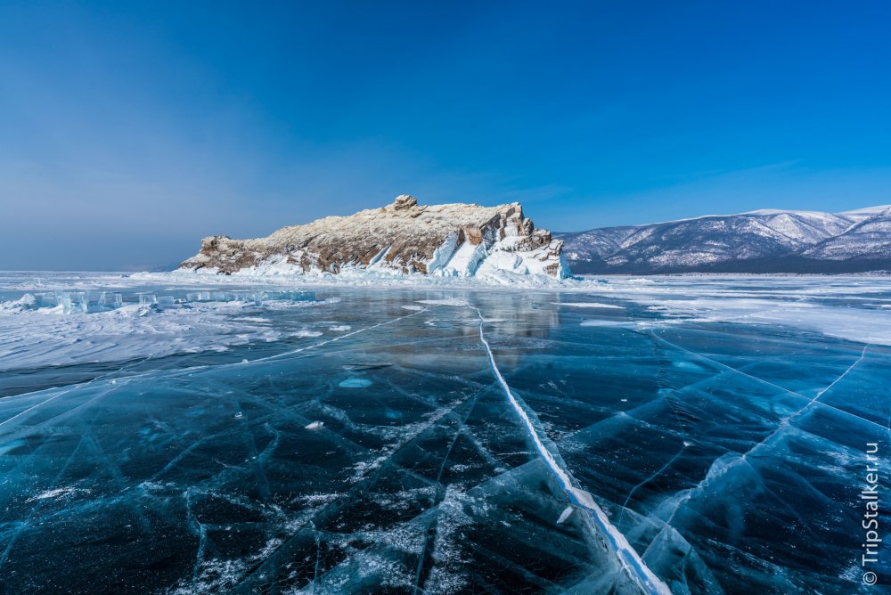 Малое море Байкал зима