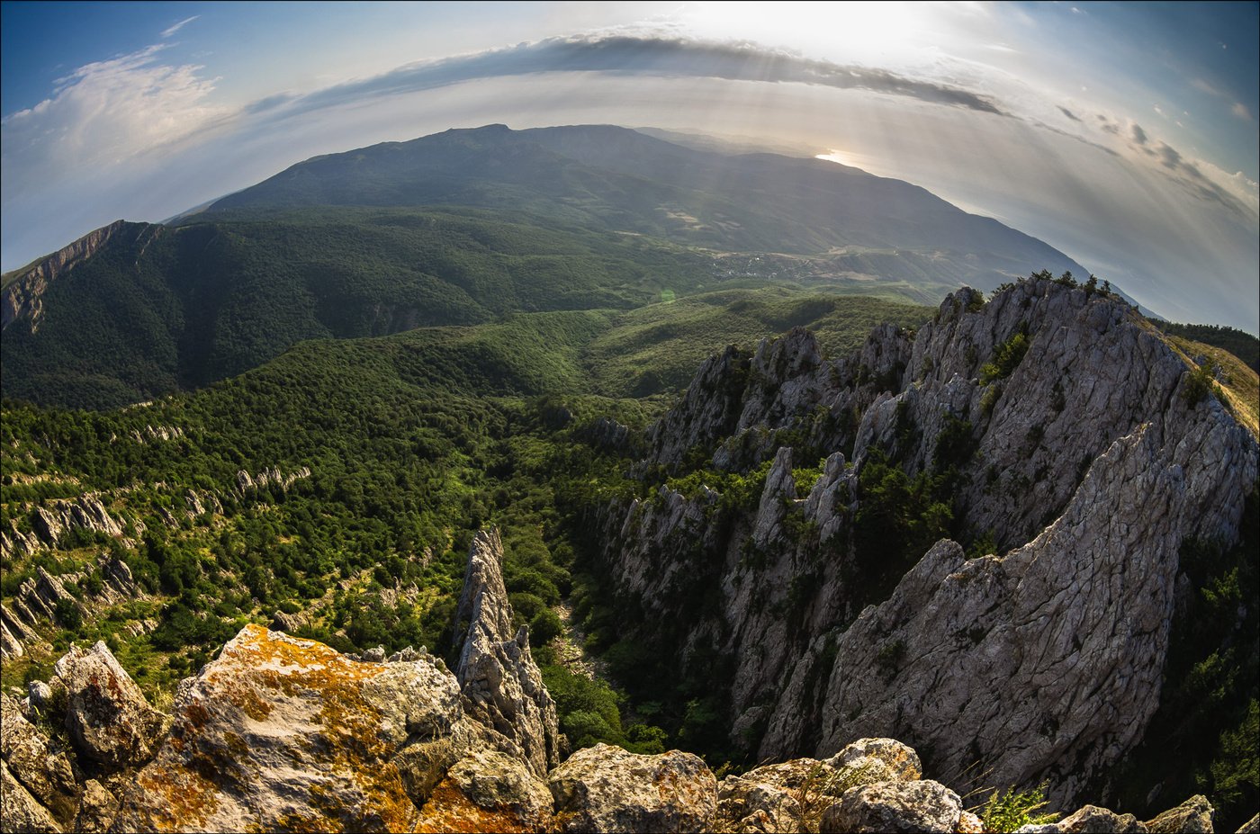 Ай Петри с вертолёта