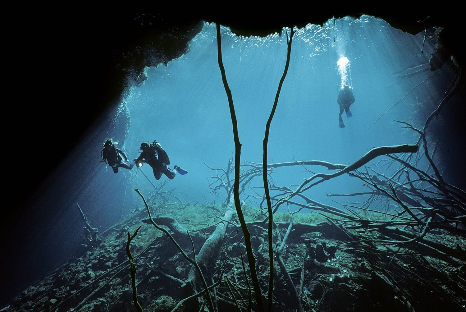 Подводные пещеры Флориды