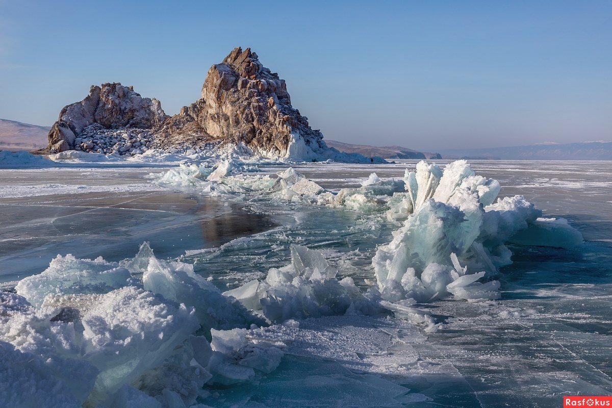 Озеро байкал фото зимой