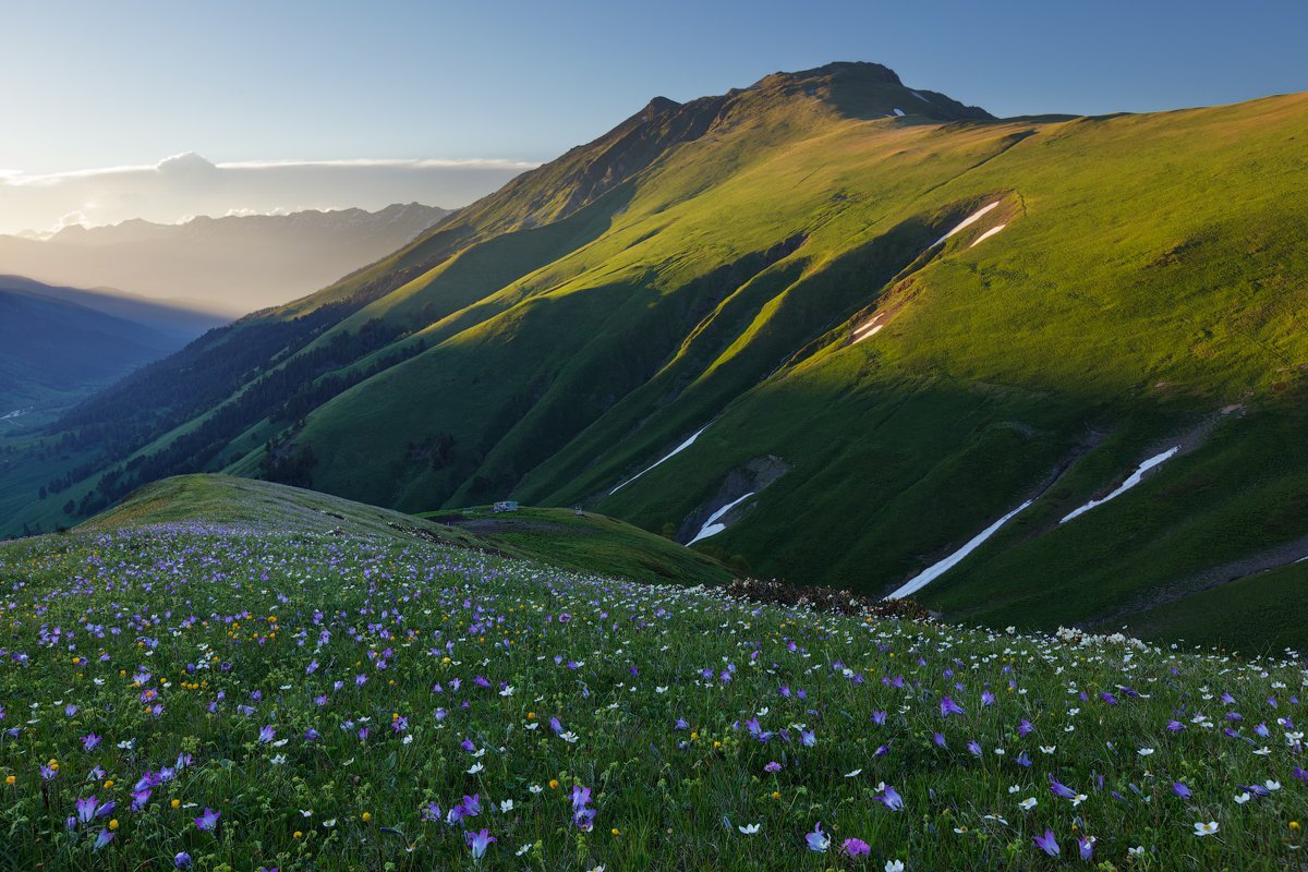 лето в горах кавказа
