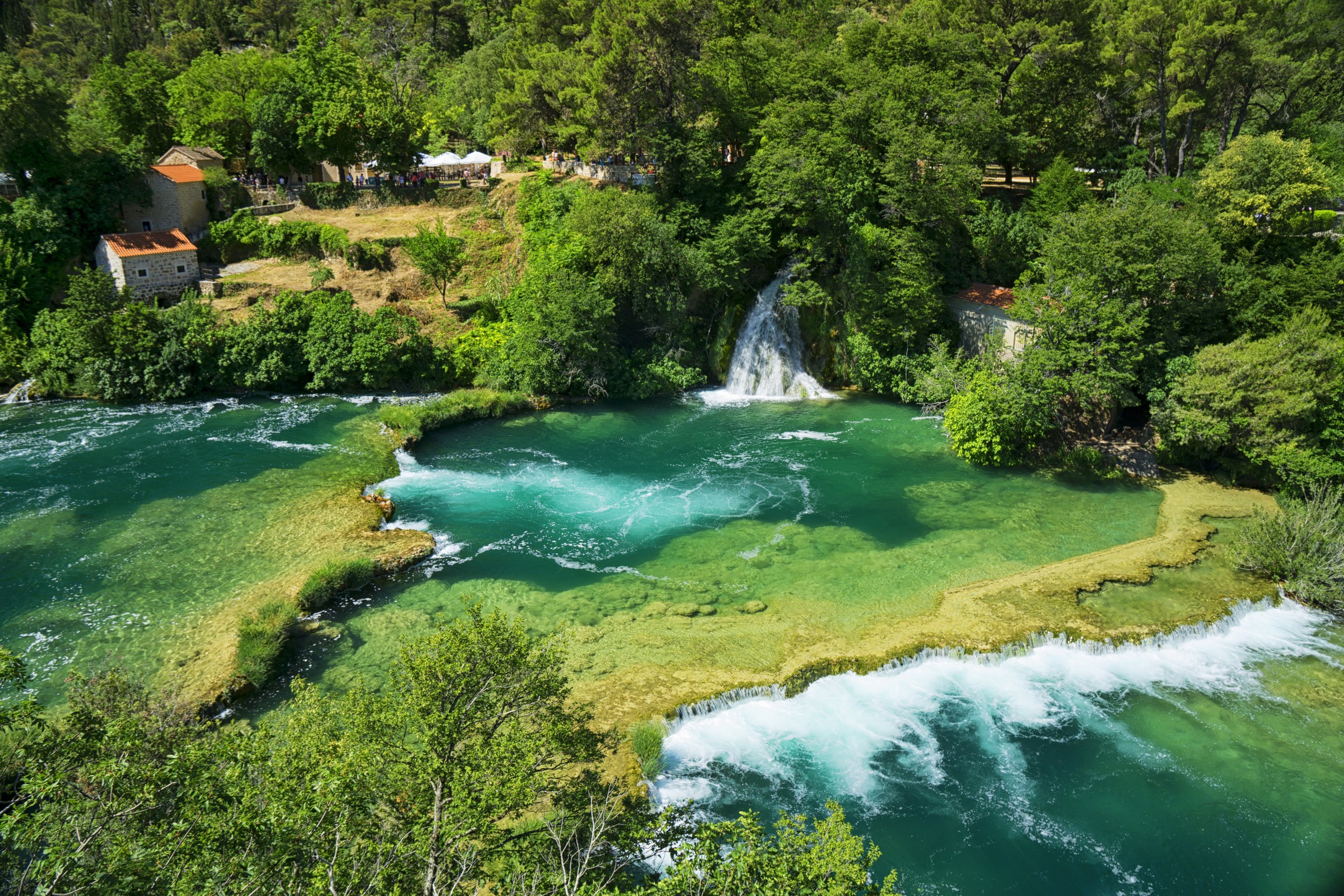 Хорватия водопады КРКА Плитвицкие озера