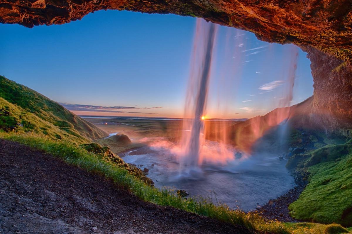 Исландия водопад Селйяландсфосс фото