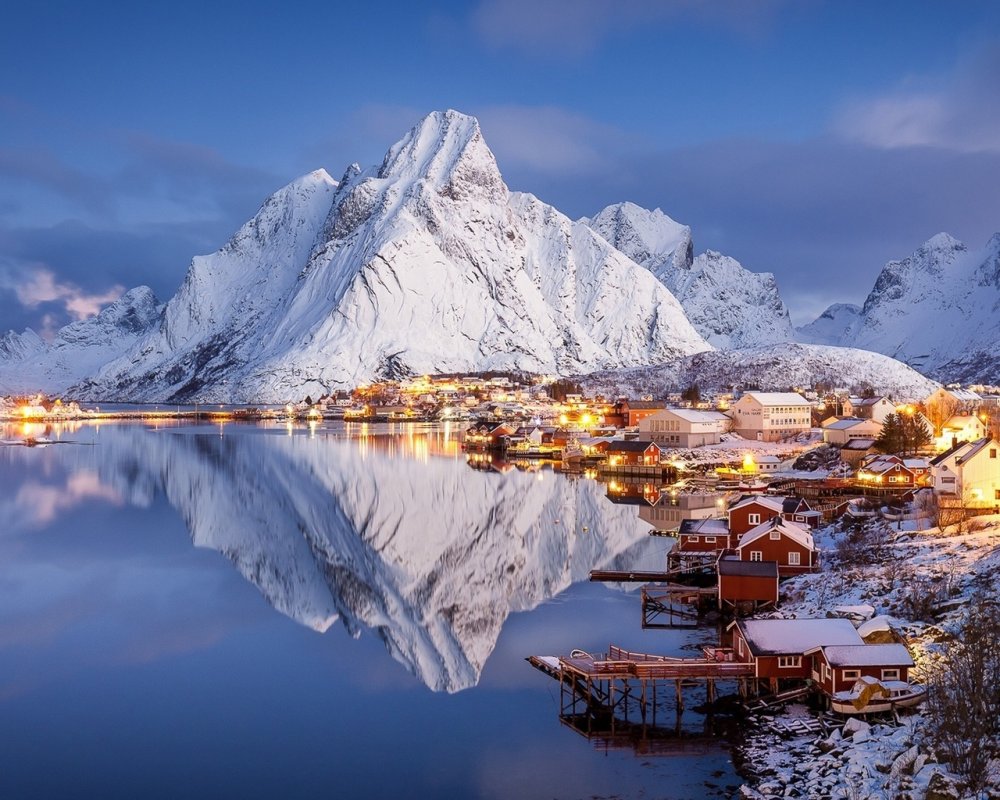 Норвегия природа зима (51 фото) - 51 фото