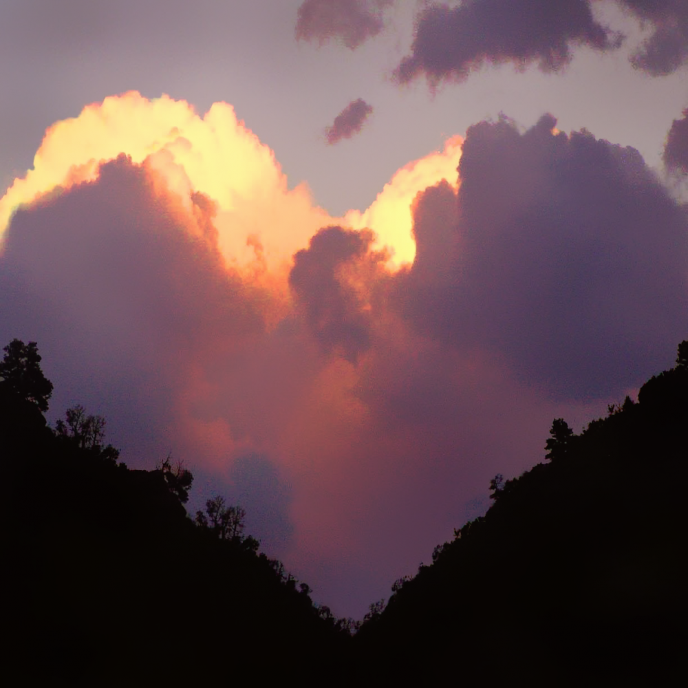Сердце из облаков
