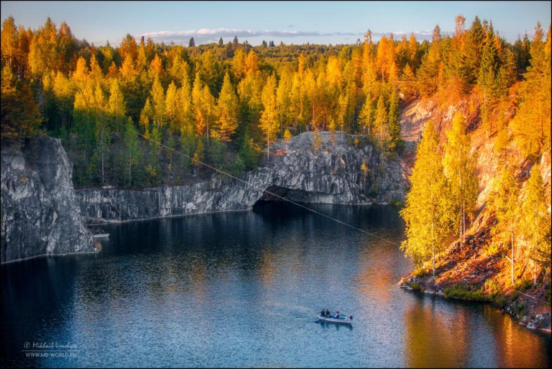 Карелия Рускеала осень