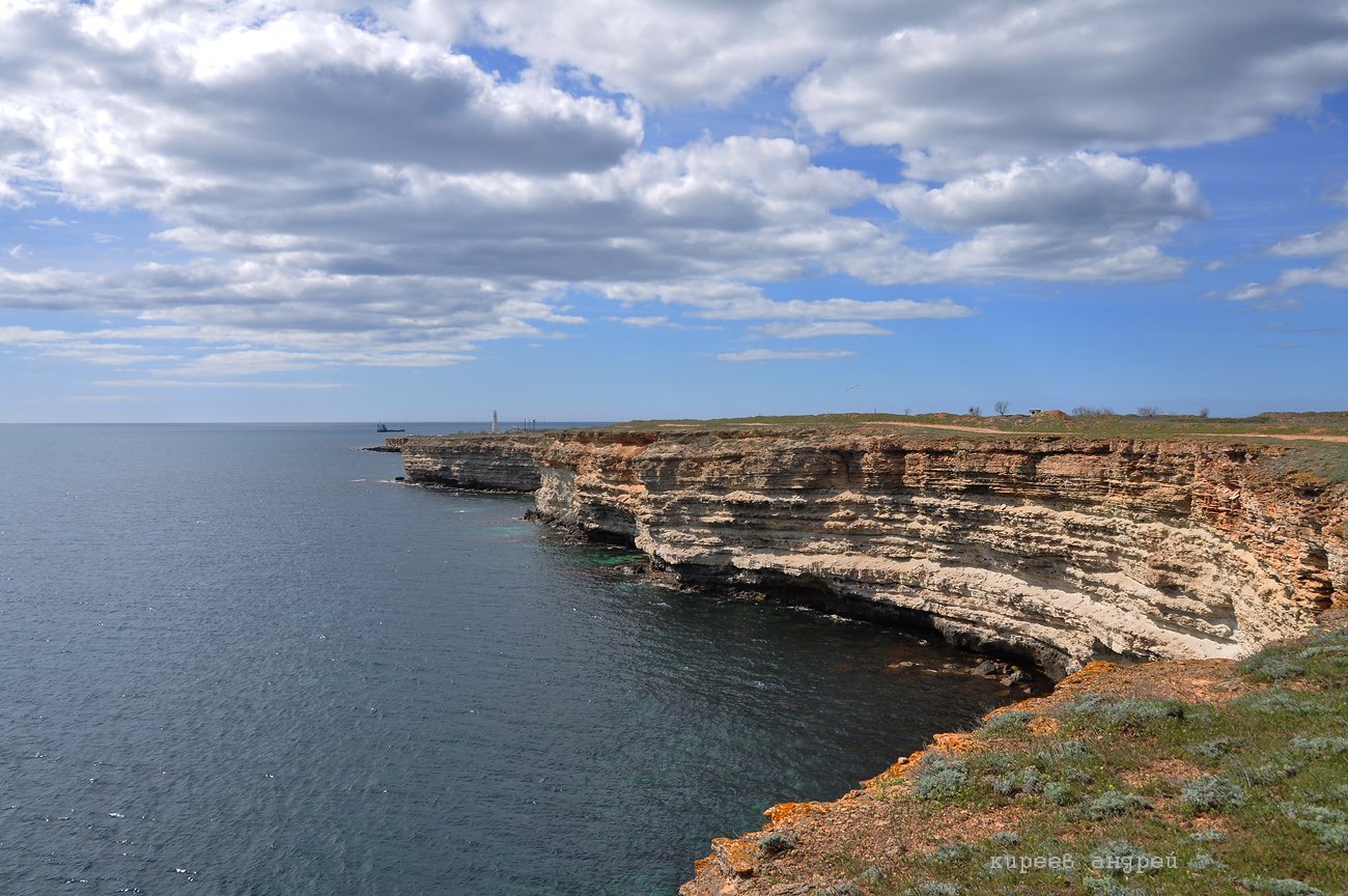 Крым мыс Тарханкут село Оленевка