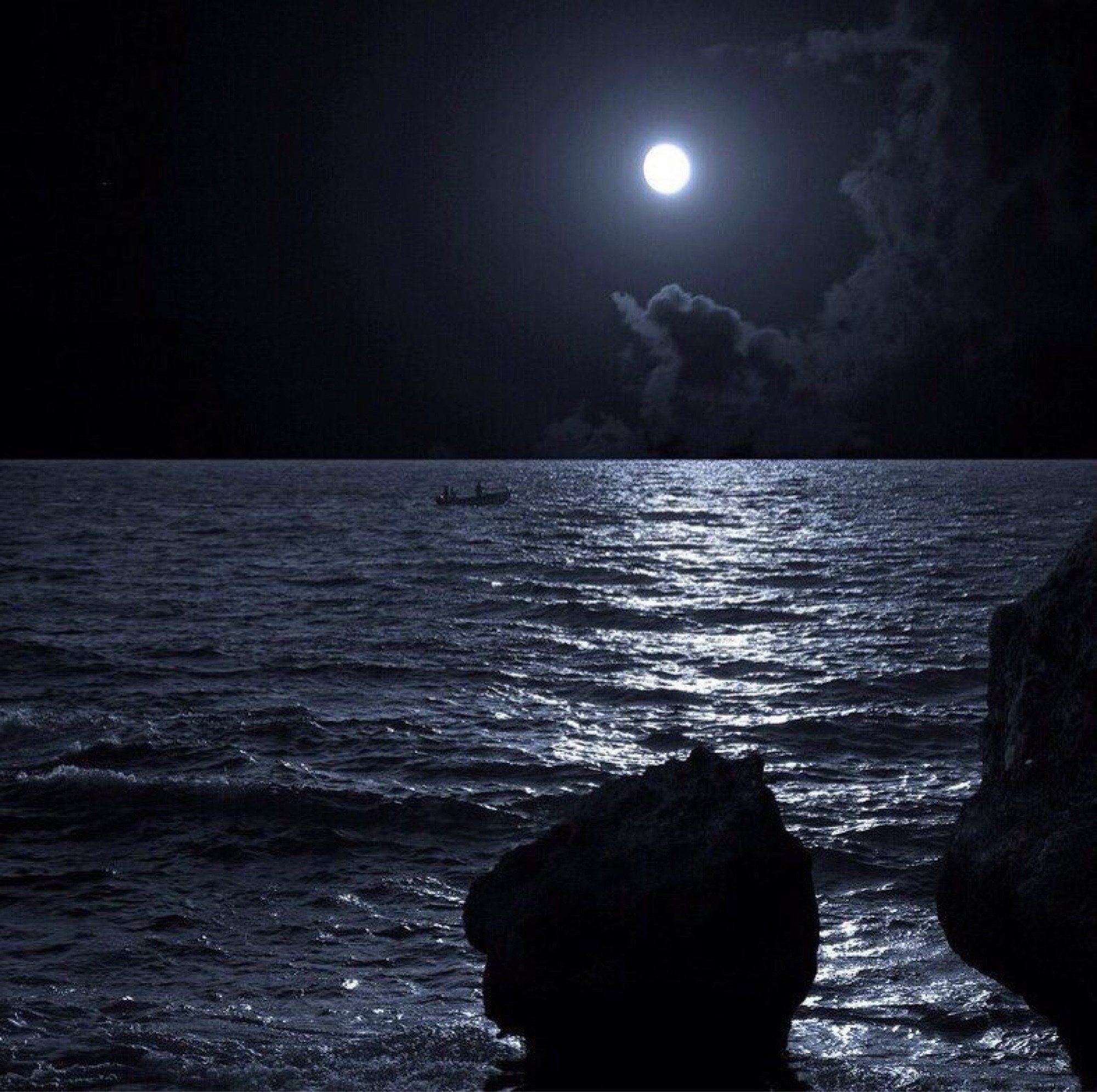 лунная дорожка на море картинки