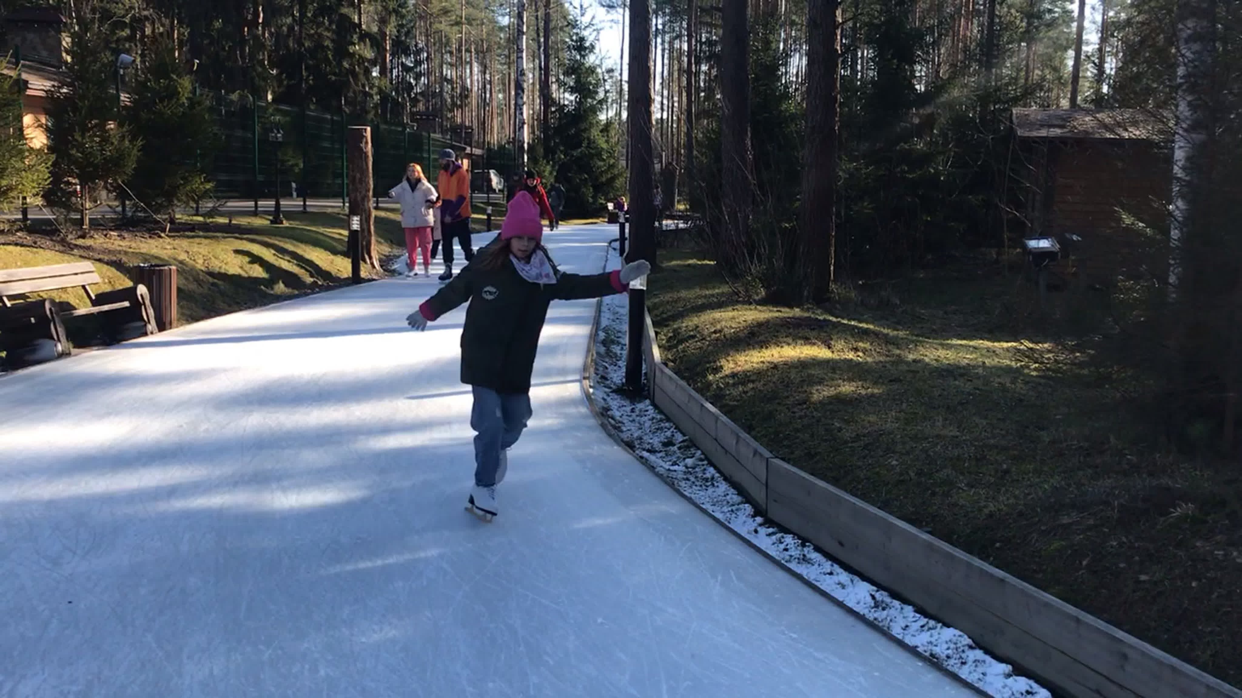 охта парк на коньках
