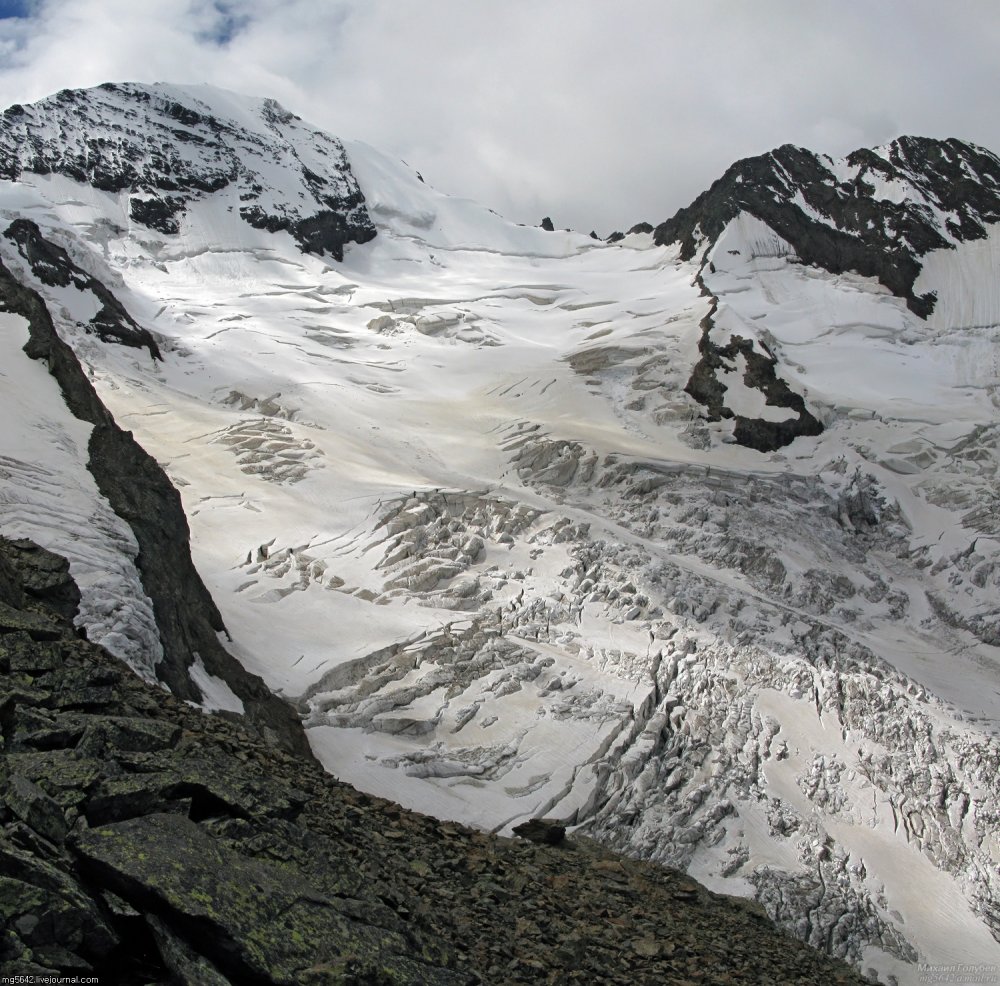 Гора Алибек ледник