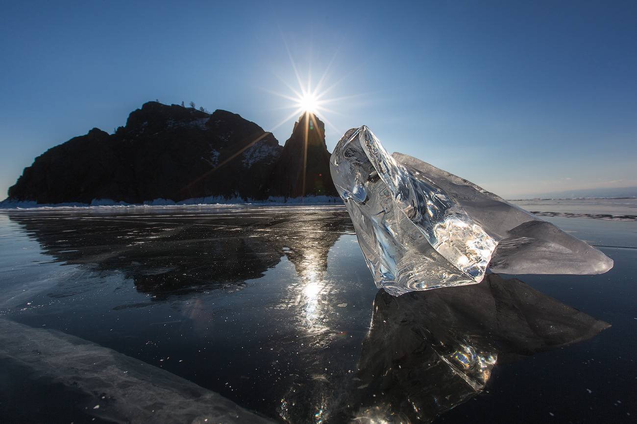 Прозрачный лед на Ольхоне