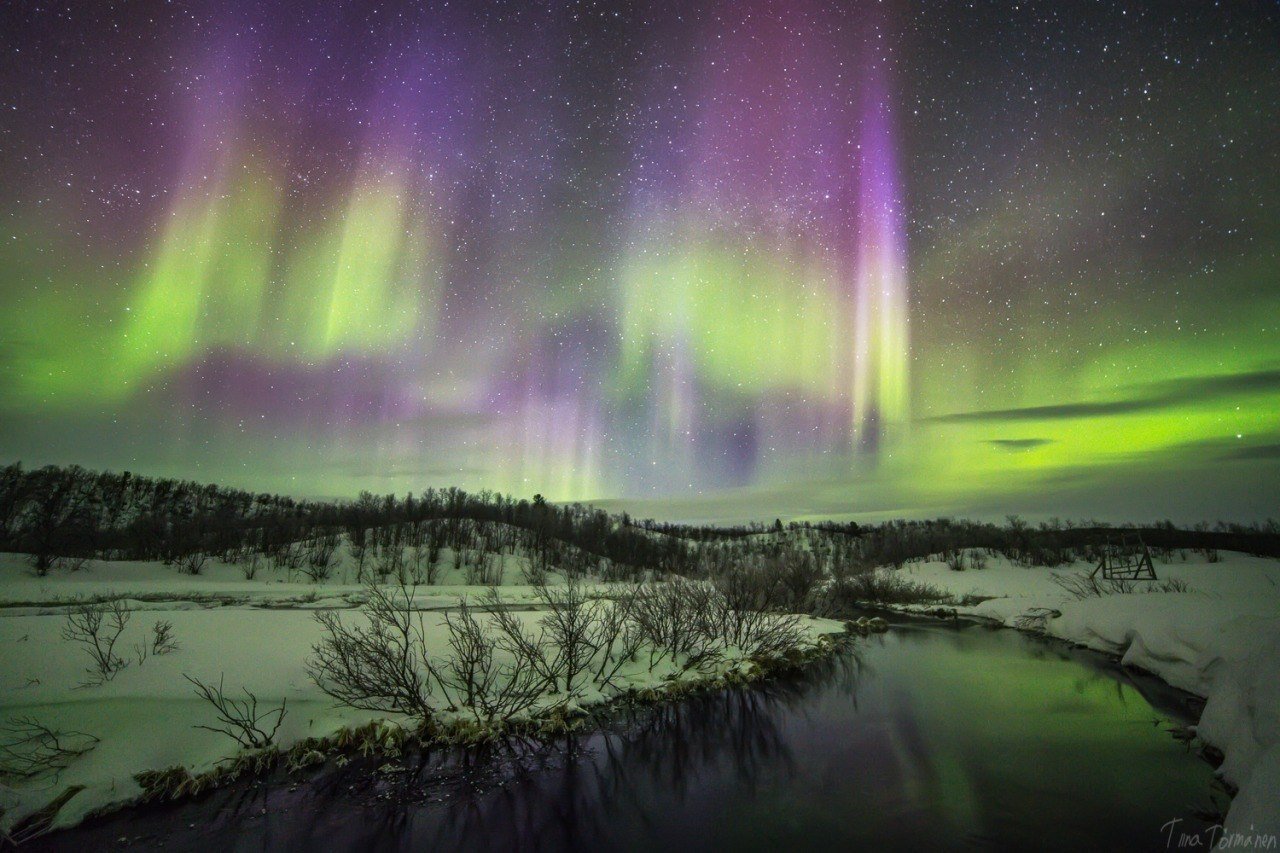 Северное сияние Валдай