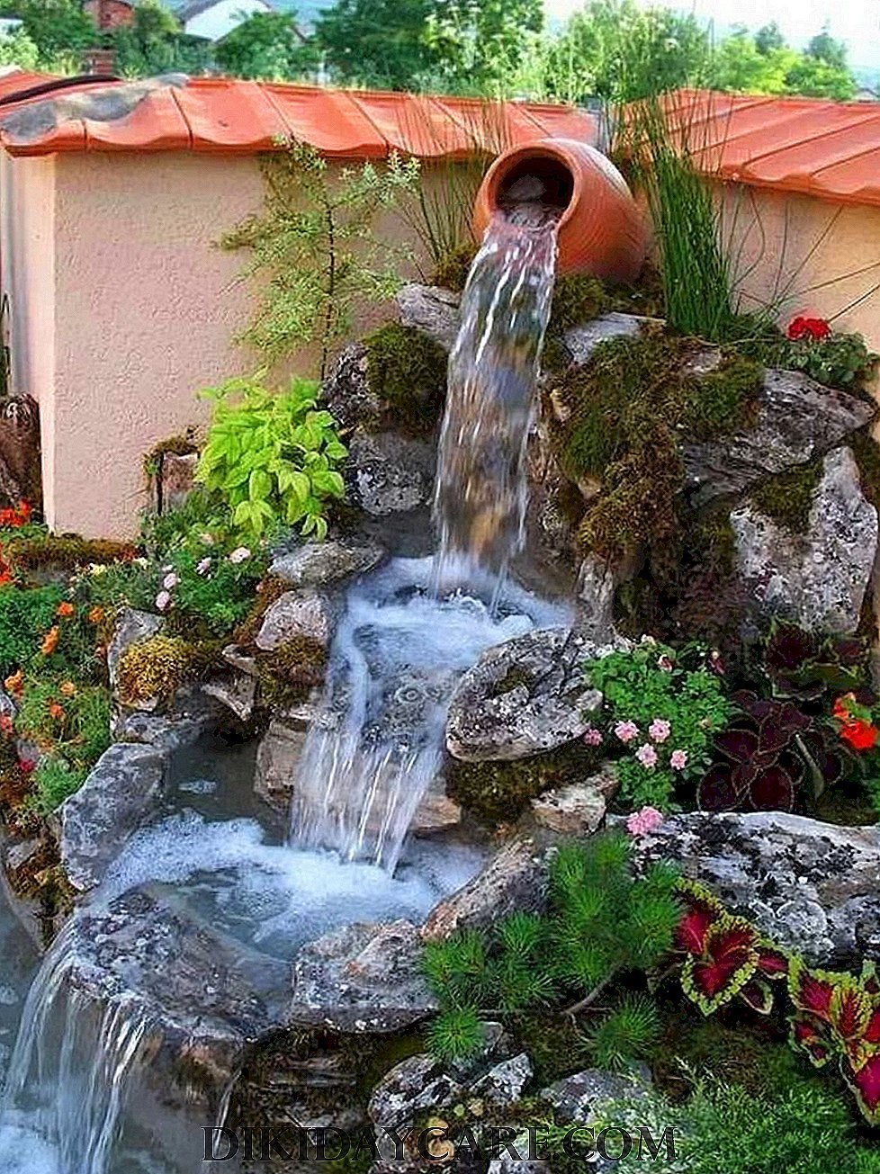 Декоративные фонтаны и водопады для дома