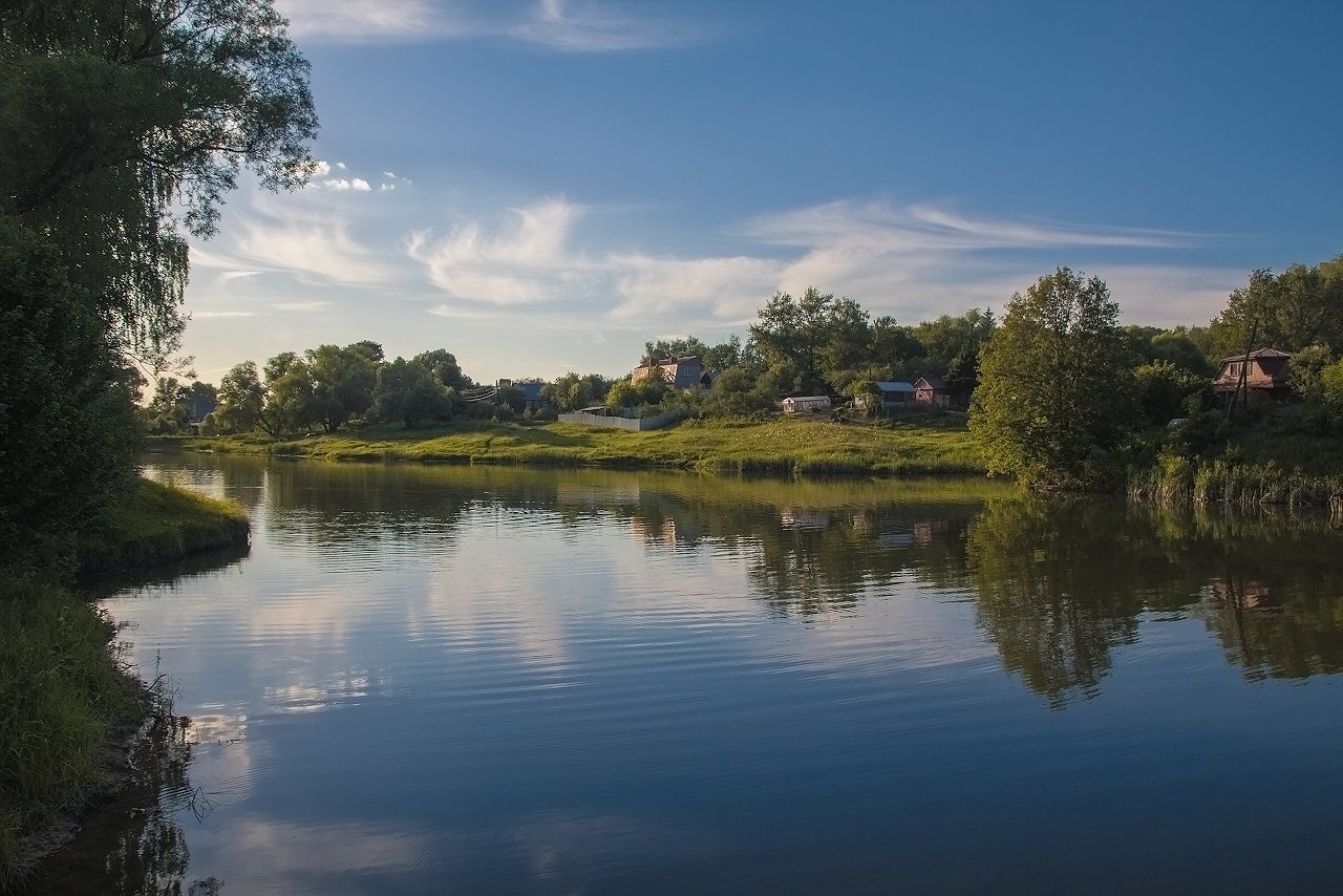 Пруд фото в деревне