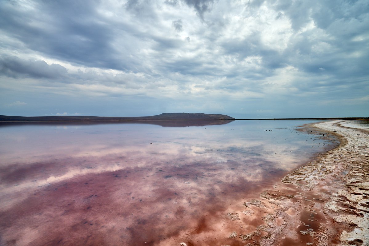 Соленое озеро Светлоград