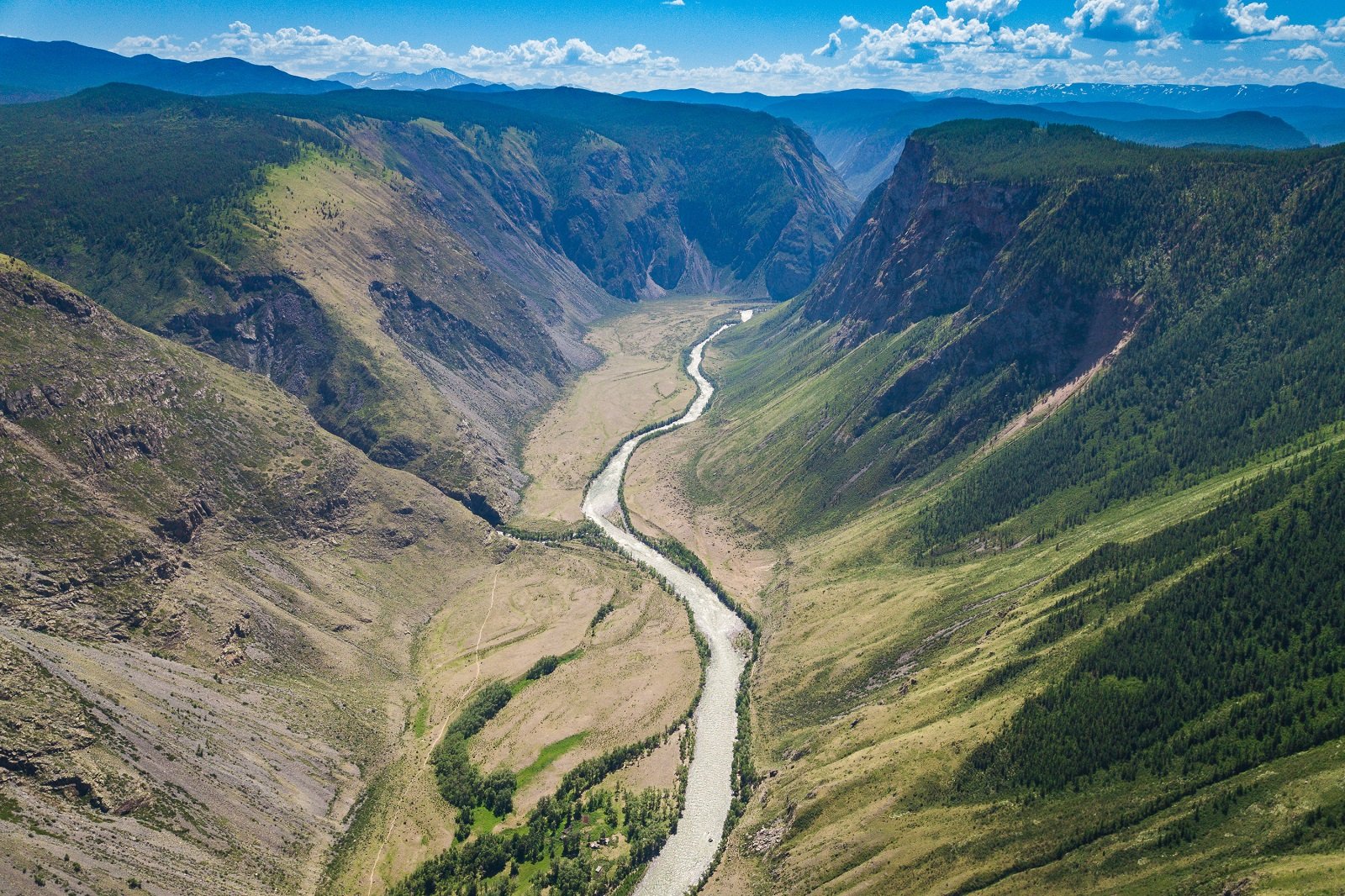 Алтай дорога зигзаг