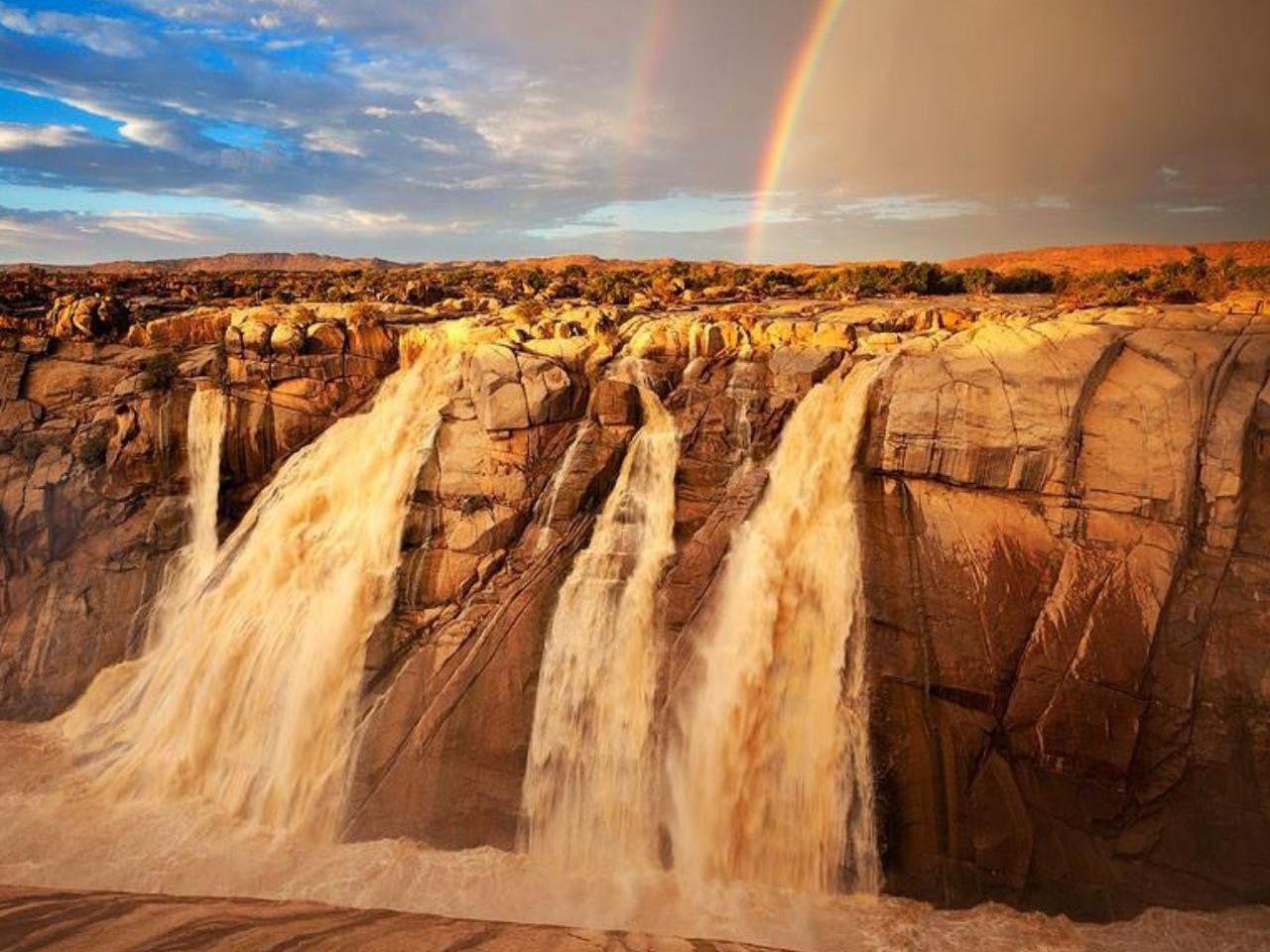 Самый высокий водопад в северной африке. Водопад Ауграбис. Ауграбис ЮАР. Национальный парк «водопад Ауграбис», ЮАР. Джинба водопад Африки.