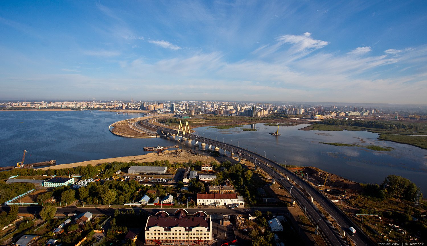 Казань расположена на реке