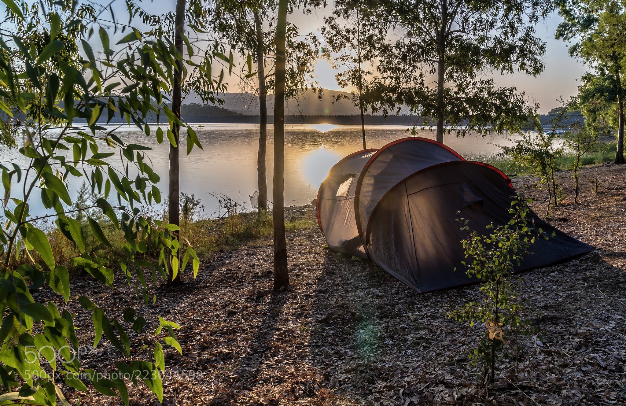 отдых в палатках на реке