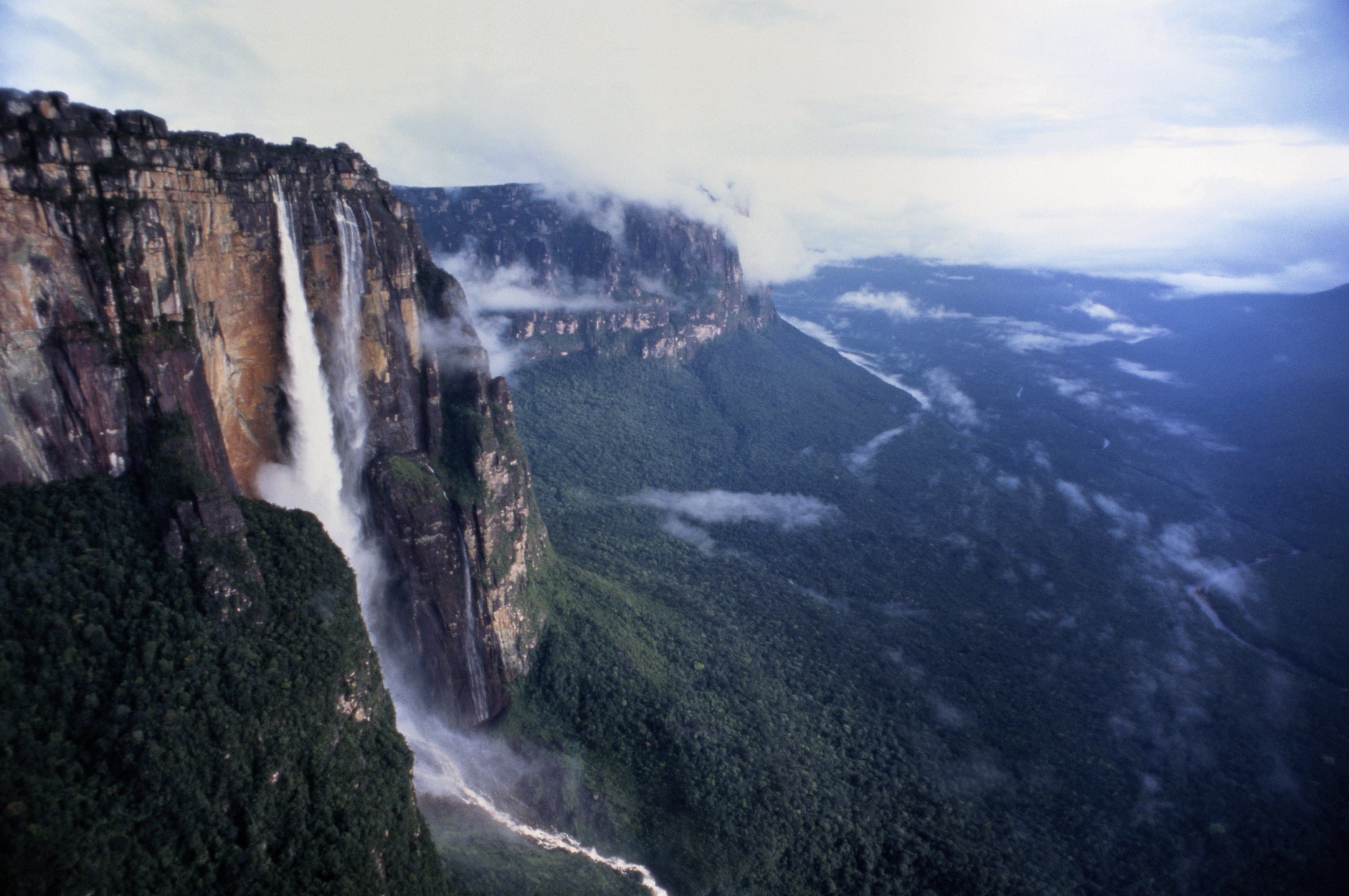 Гвианское плоскогорье водопад Анхель