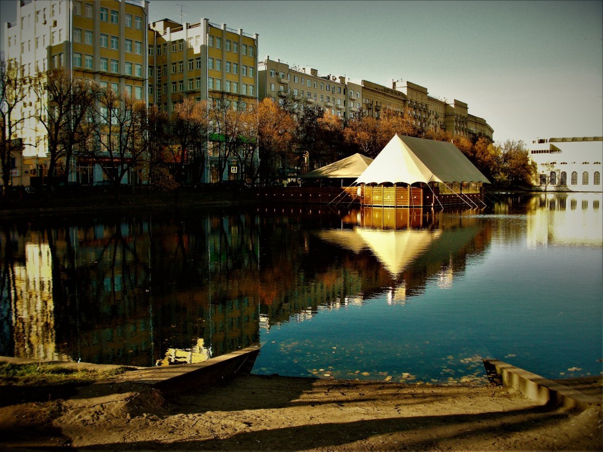 Чистые пруды москва парк фото