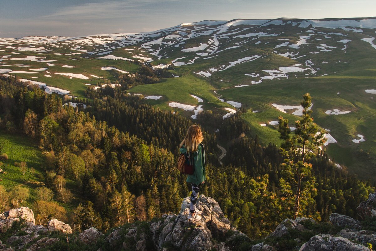 Лаго Наки через горы к морю