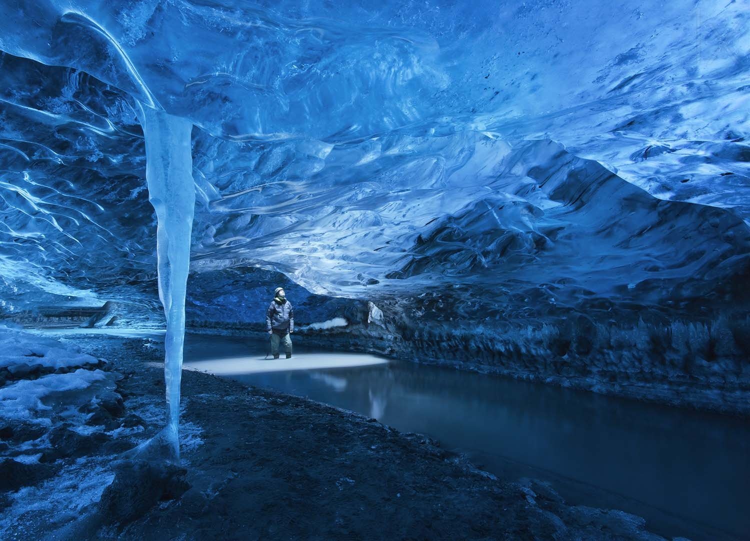 Пещера Скафтафелл, Исландия