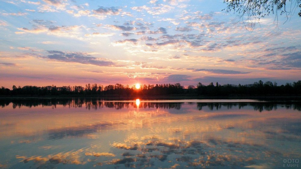 Озеро Таир закат