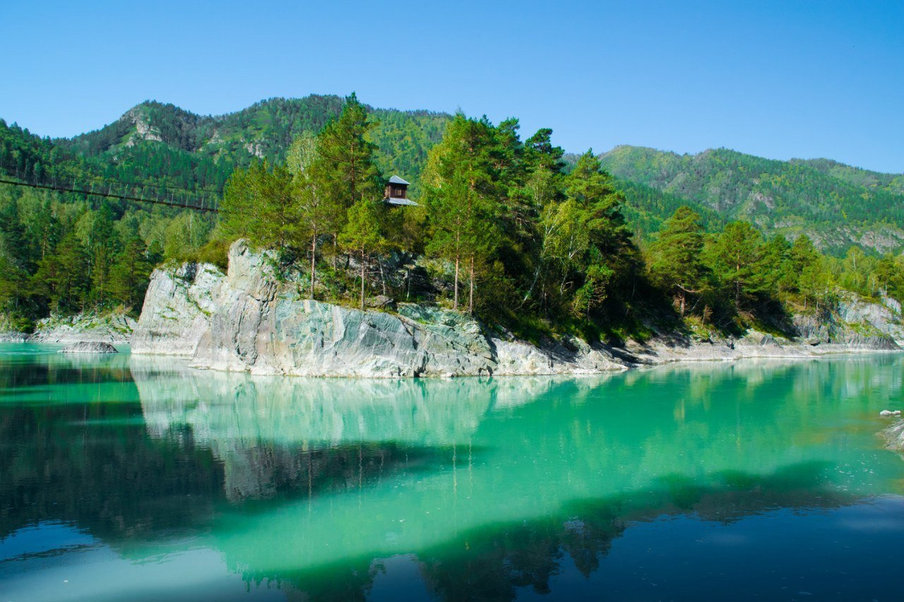 Бирюзовая катунь алтай фото