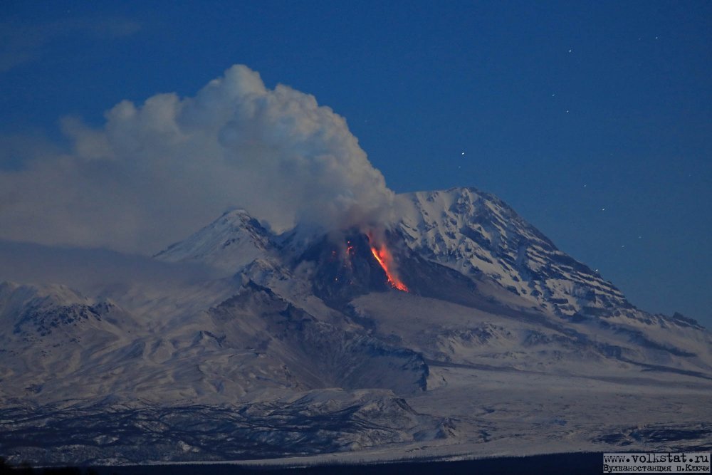 Извержение вулкана Шивелуч