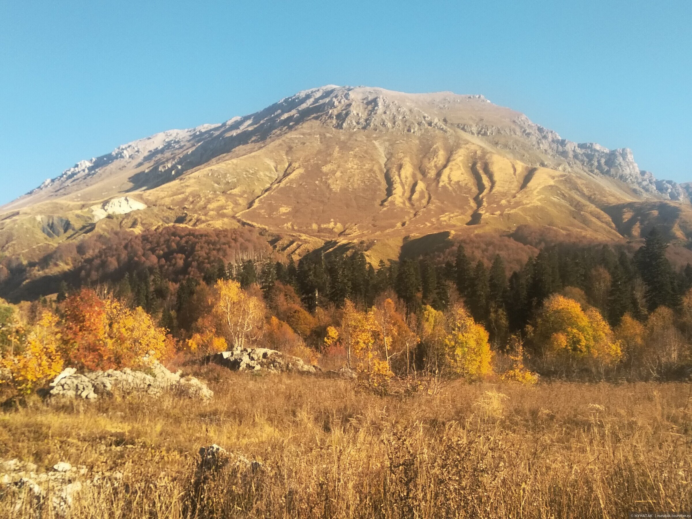 Адыгея Лагонаки люди осень