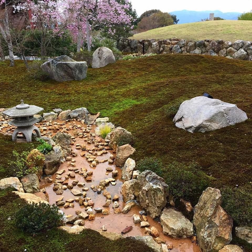 Ручей в японском саду