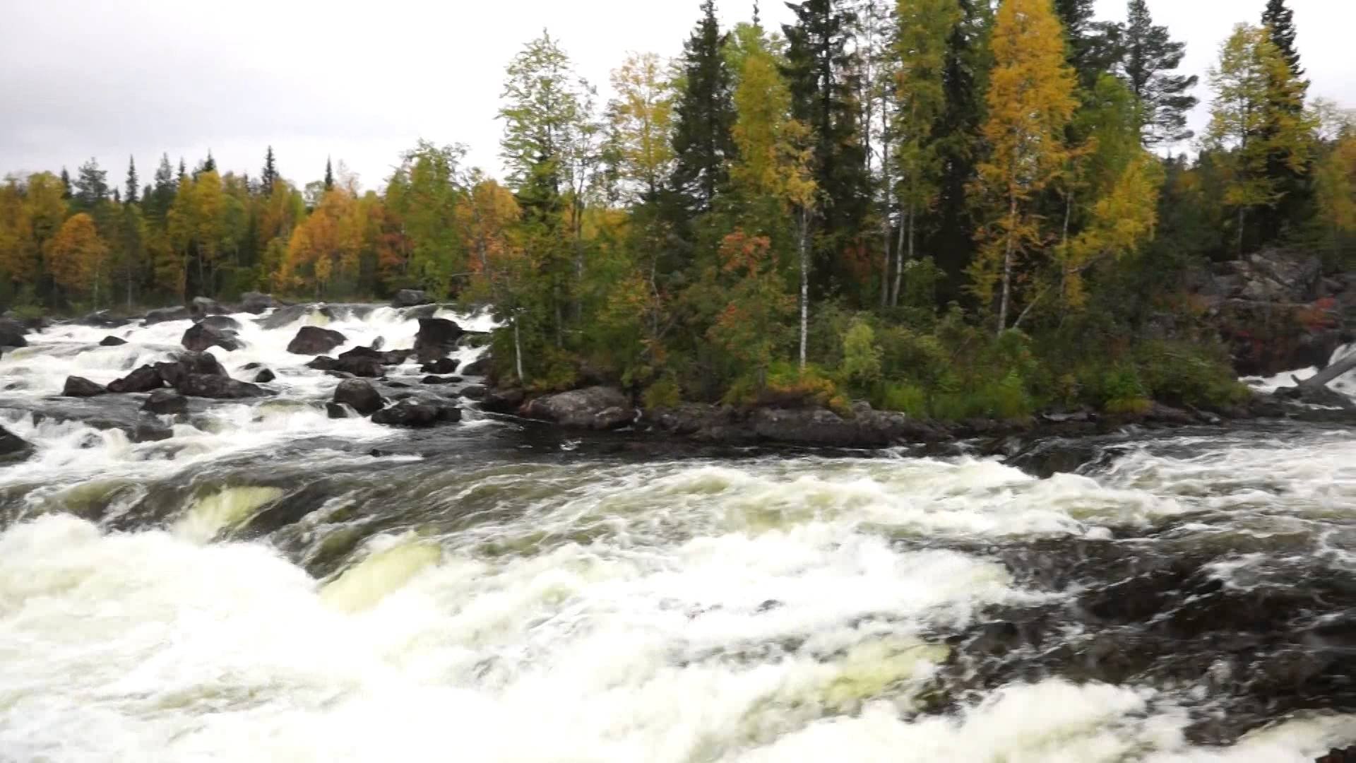 Водопад Киваккакоски в Паанаярви