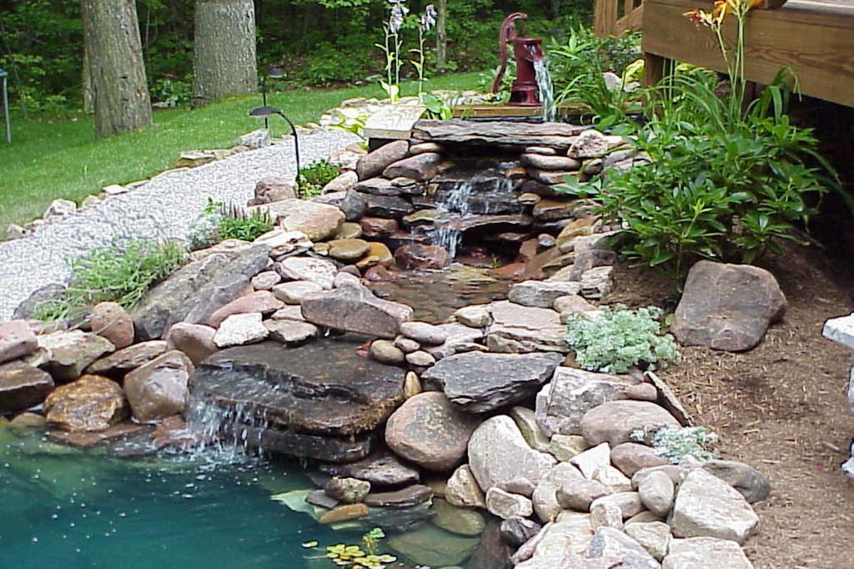 Пруд родником. Плитняк для водопада. Альпинарий горный ручей. Водопад-фонтан Ручеек садовый. Альпийская горка + сад камней + пруд.
