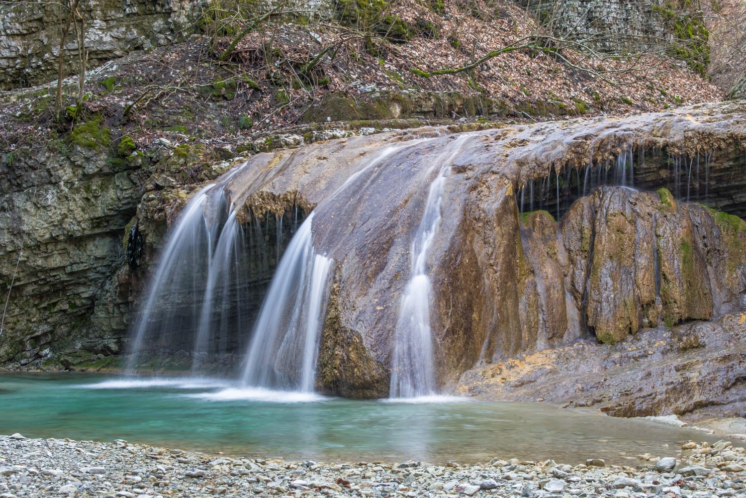 Водопад в белореченске