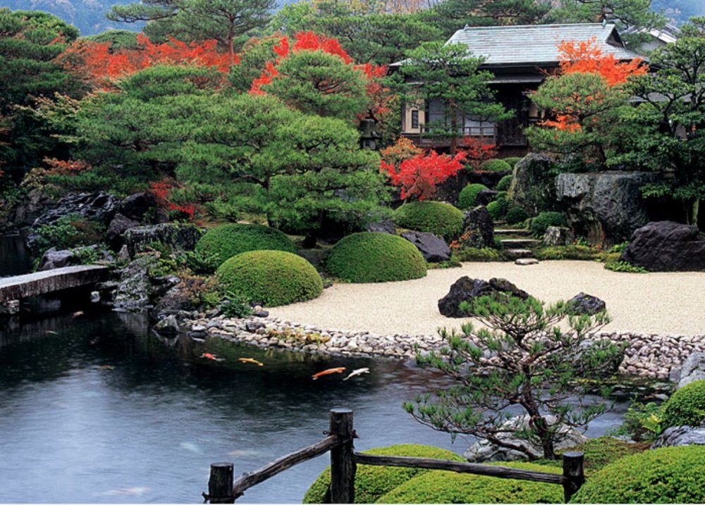 Сад Цукияма в Японии