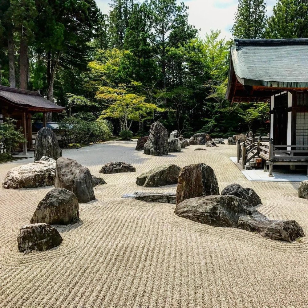 Сад камней Япония Киото