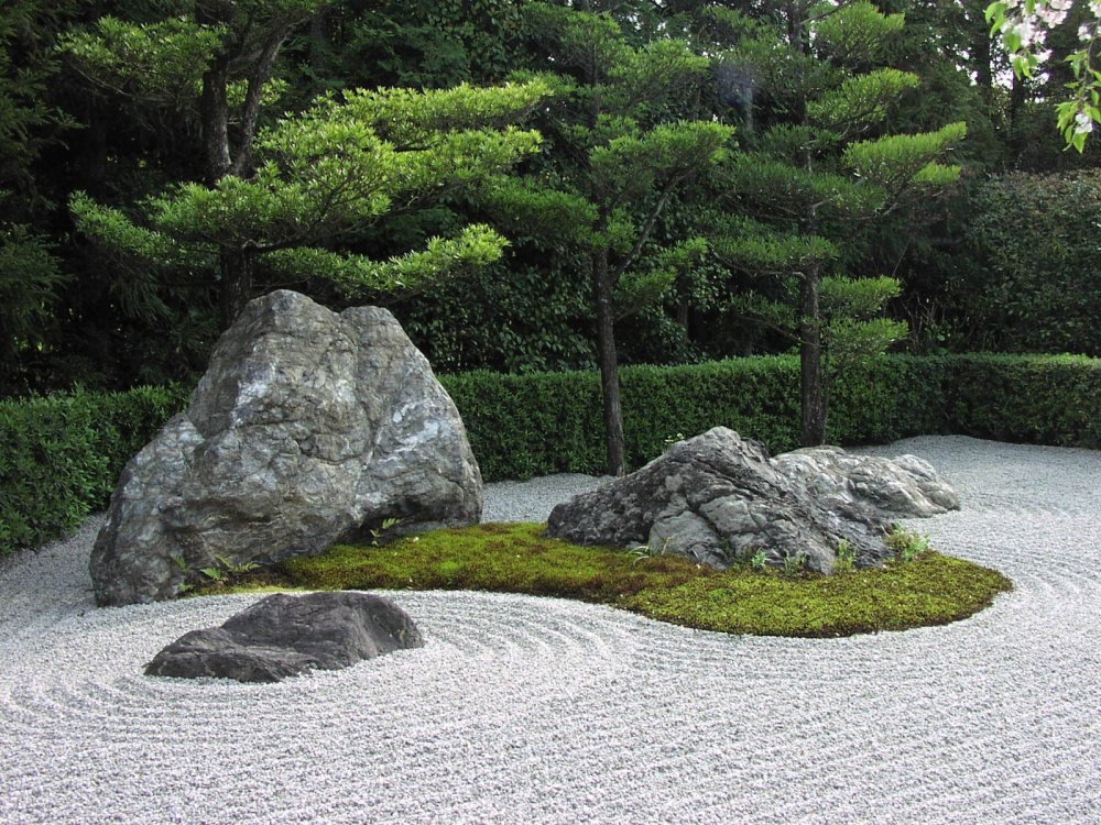 Рёандзи сад элементы японского стиля