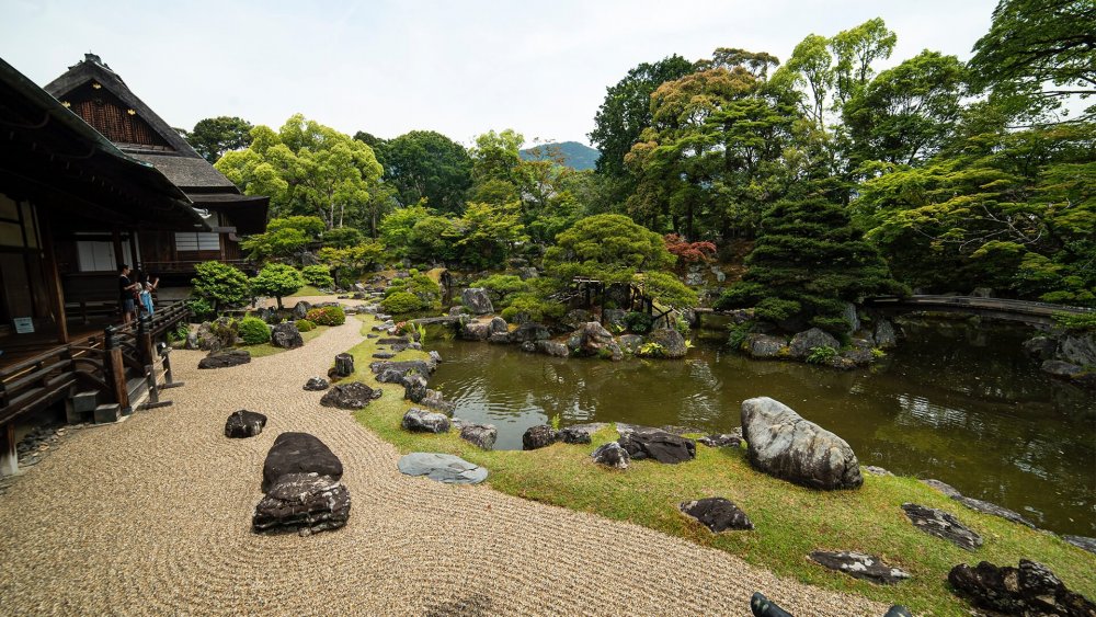 Сад камней в Киото
