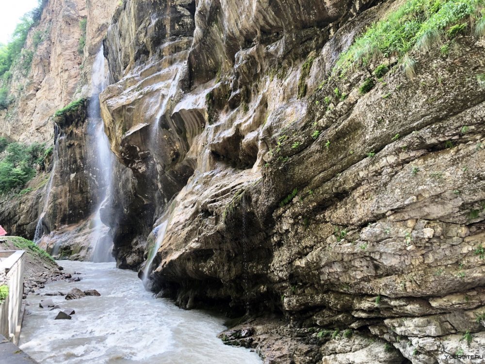 Чегемские водопады Чегемская теснина