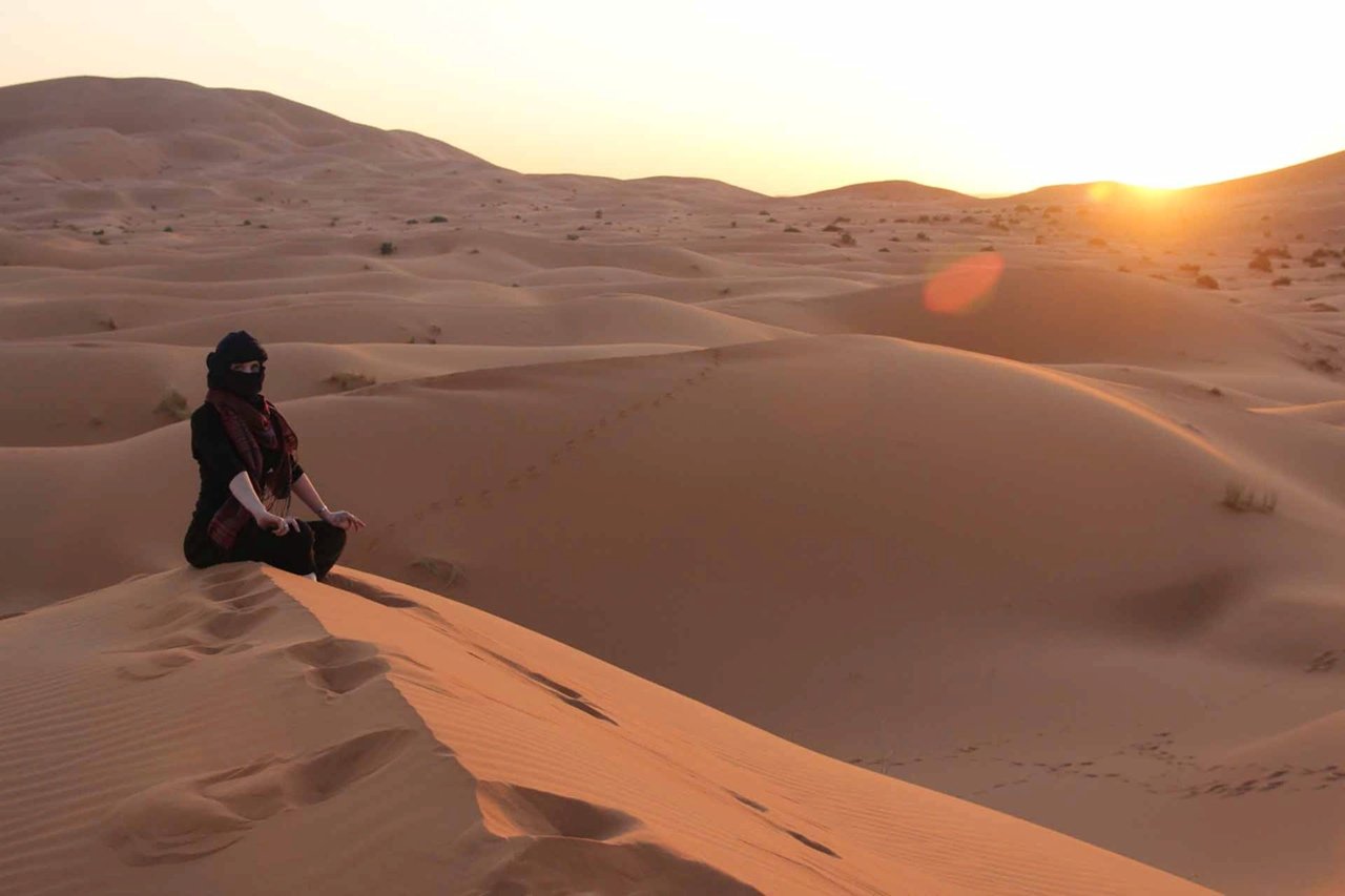 Медитация в пустыне