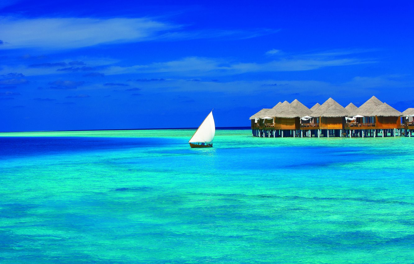 Мальдивские острова панорама