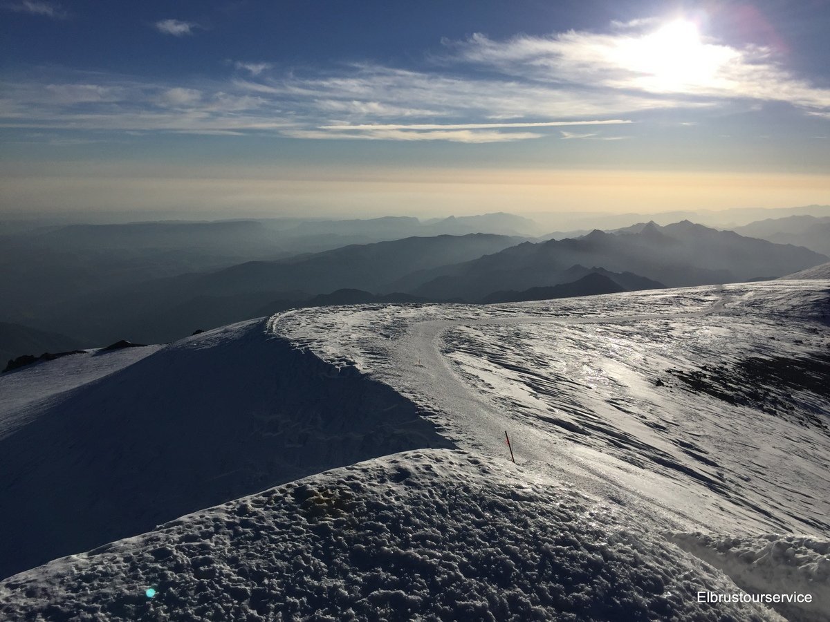 Вид С Вершины Эльбруса