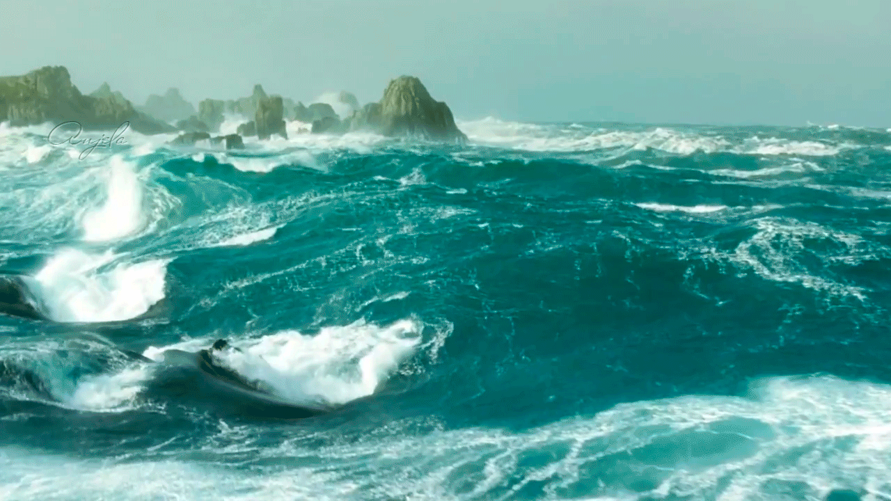 Черное море анимация. Живое море. Бушующий океан. Анимированное море. Море гифка.