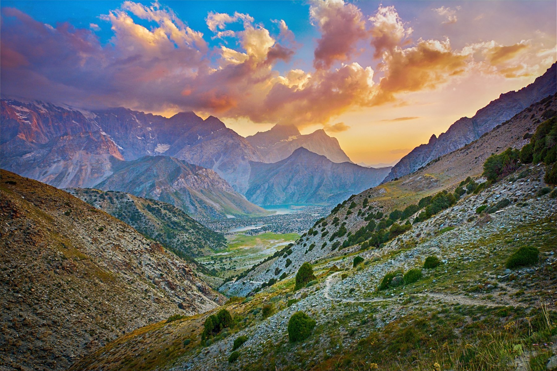 Фото душанбе горы