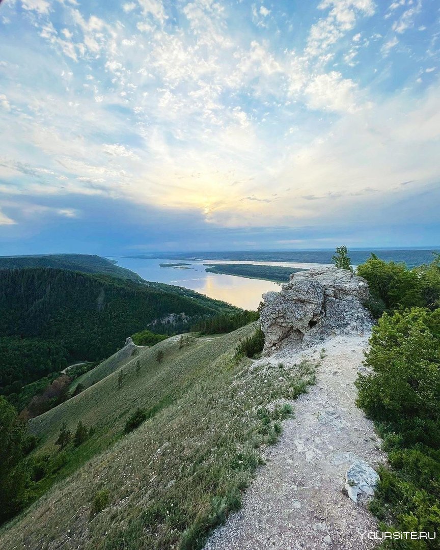 Гора Стрельная Самарская лука Жигулевские горы