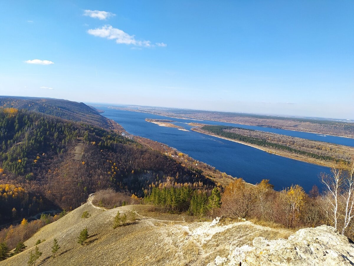 Стрельная гора Самарская область осенью